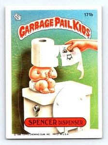 WILLIE WIPE-OUT / SPENCER DISPENS ER ORIGINAL SERIES 5  TOPPS GARBAGE PAIL KIDS - Picture 1 of 4