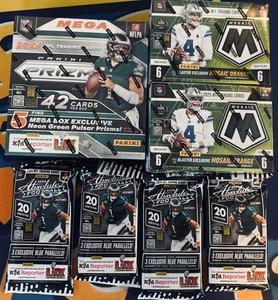 DEN Broncos 2025 Mosaic Blasters, 2024 Prizm Mega, Absolute Cello Mix Break - Picture 1 of 1