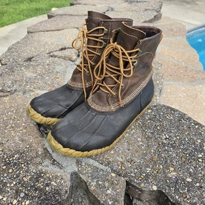 GEORGIA BOOT AMP LT MEN'S WORK BOOTS, SIZE 10 MEDIUM - Picture 1 of 9