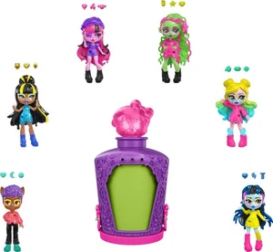 Mini bambole Monster High Potions in bottiglia con rivelazione acqua e ciondoli - Foto 1 di 6