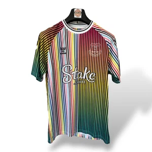 Hummel Everton FC 2023/24 Pre-Match Pride Shirt - Official - S Size - Picture 1 of 6