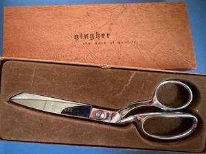 Vintage Gingher 8" Scissors - Made in Brazil - Picture 1 of 4