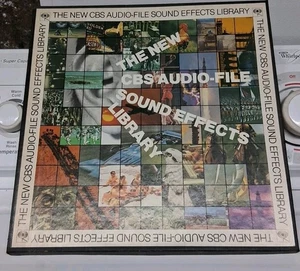 The New CBS Audio-File Sound Effects Library Vinyl/LP 3 Record Set (1977) - Picture 1 of 2