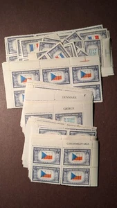 U.S. stamps #909-21 292 singles including 40 name blocks - Picture 1 of 2