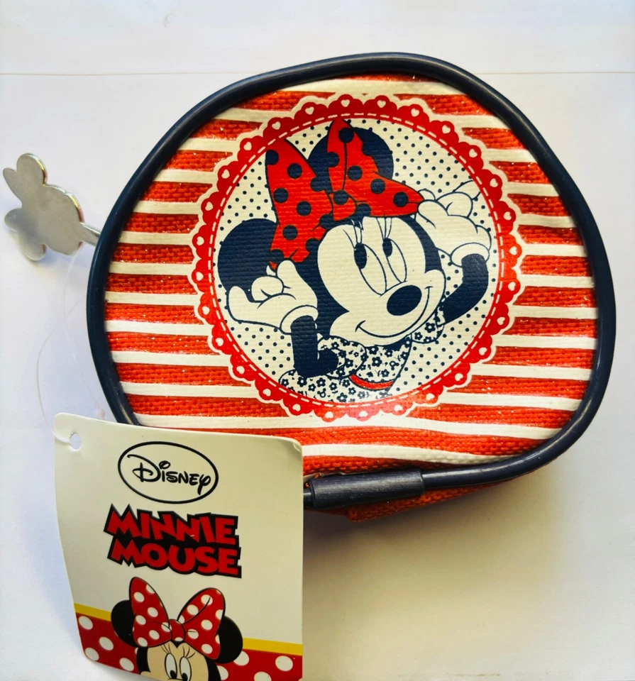 Minnie Mouse Glittery Zip Up Coin Purse - Image 1 of 1