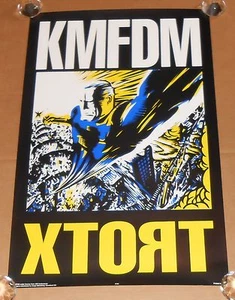 KMFDM Xtort #6164 Poster 1997 Original 34x22 RARE - Picture 1 of 1