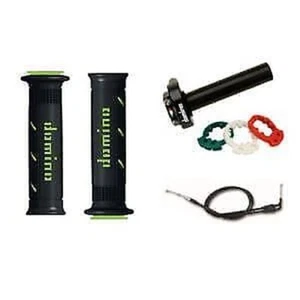 Honda CBR 600 RR 2007 2008 XM2 Quick Throttle Grip With Black / Green Grips - Picture 1 of 9