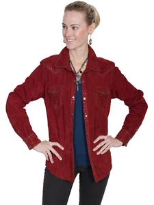 Chaqueta camisa de gamuza para mujer Scully L517 - Imagen 1 de 2