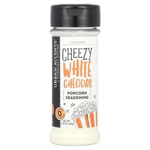 Urban Accents Popcorn Seasoning, Cheezy White Cheddar, 2.25 oz. Flavoring, Snack - Picture 1 of 2