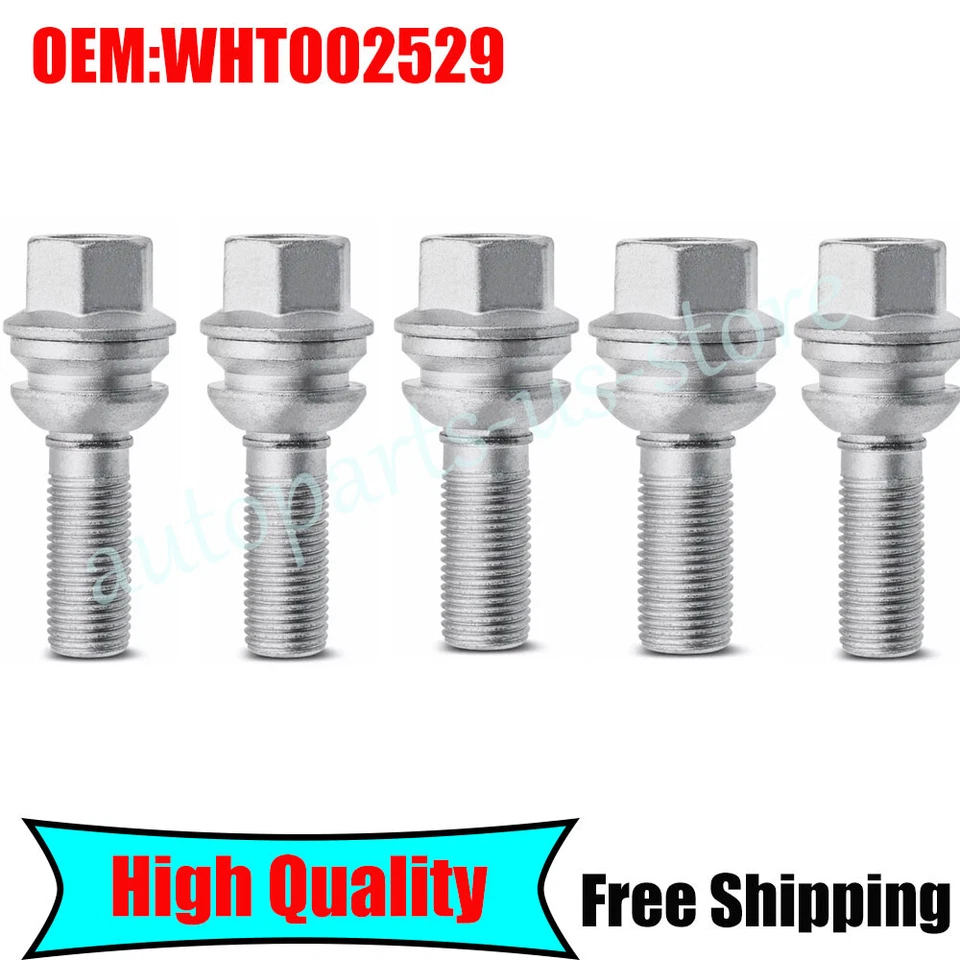 5 piezas perno de rueda M14-1.5 para Volkswagen Touareg 04-14 Audi Q7 Porsche Cayenne Foto 1 de 4
