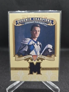2012 Upper Deck Goodwin Champions cimeli autentici Jonathan Huberdeau #M-HU - Foto 1 di 2