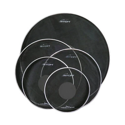 RTOM LV Mesh Heads - Low Volume Mesh Drumhead Combo Pack - 10"/12"/14"/16"/22"