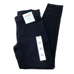 Cat & Jack Girls Size 6X Ultimate Stretch Jegging Pull-On Black - Picture 1 of 15
