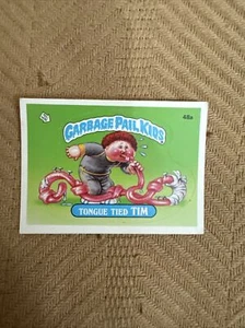 Garbage Pail Kids Tongue Tied Tim - Picture 1 of 2