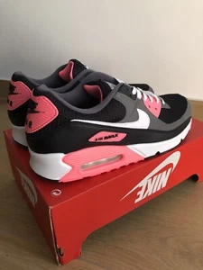 Nike Air Max 90 Black White Iron Grey Pink Size EU45.5 - Bild 1 von 13