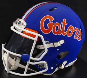 FLORIDA GATORS NCAA Riddell Speed Full Size AUTHENTIC Football Helmet - Picture 1 of 9
