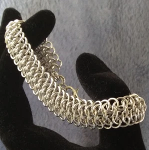 Crotalus 20-gauge Handmade Chainmaille Bracelet - Picture 1 of 5