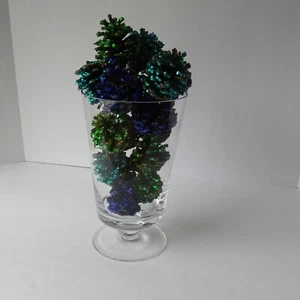 Christmas Arrangement Pinecone Peacock Christmas Centerpiece Home Decor Gift - Picture 1 of 12