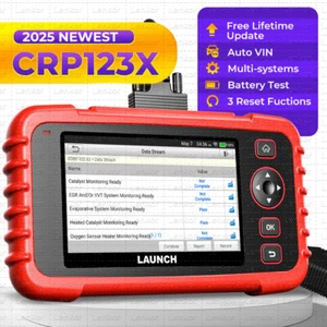 LAUNCH CRP123X OBD2 Scanner ABS SRS Code Reader Check Engine Car Diagnostic Tool - Picture 1 of 20
