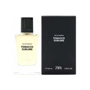 ZARA Tobacco Sublime for Men 3.38 oz (100ml) EDP Spray RETAIL BOX - Picture 1 of 2