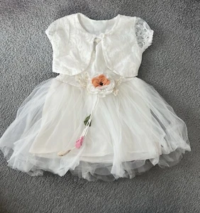 6-9 Month Girls Wedding/Christening/Holy communion Dress - Picture 1 of 5