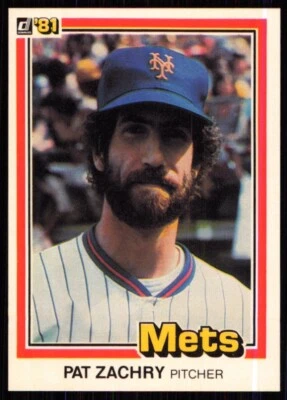 1981 Donruss Pat Zachry New York Mets #275 - Image 1 of 2