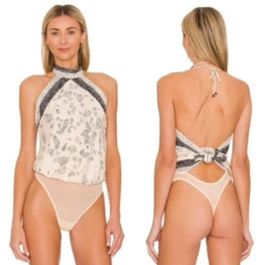 Free People Damen One Thing Body Medium Paisley Neckholder Cowgirl Y2K Festival - Bild 1 von 8