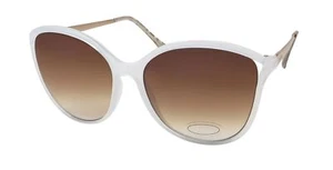 NEW BEBE BBOP1011CE SUNGLASSES 55-17-144 WOMENS 105 BUTTERFLY PLASTIC WHITE - Picture 1 of 8