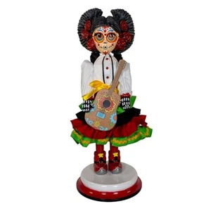 Kurt Adler 16-inch Hollywood Nutcrackers Day of The Dead Girl Nutcracker New - Foto 1 di 7