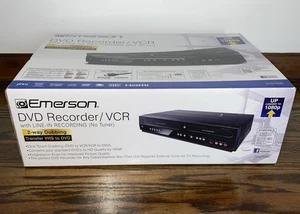 NEW Emerson DVD/VCR Recorder Combo Player ZV427EM5 HDMI Upscaling 1080p - Picture 1 of 8