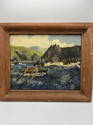Vintage 1962 Nautical Painting Signed Jerry Martin - Image 1 of 4