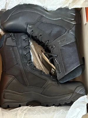 Botas tácticas 5.11 Tactical 12391 para hombre Atac 2.0 8" cremallera lateral negras talla 10.5 Foto 1 de 4