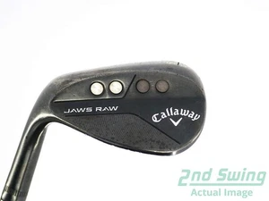 Callaway Jaws Raw Black Plasma Wedge Sand SW 56° Graphite Wedge Flex Left 35.25i - Picture 1 of 10