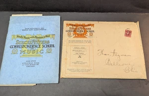 Folleto publicitario con sobre Siegel Myers correspondencia escuela de música - Imagen 1 de 9