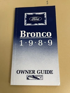 Ford 1988 - Bronco - Manual del propietario de fábrica, guía del propietario - Imagen 1 de 3