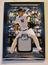 2011 Topps 60 PHIL HUGHES Game Used Jersey Relic! New York Yankees, T60R-PHU