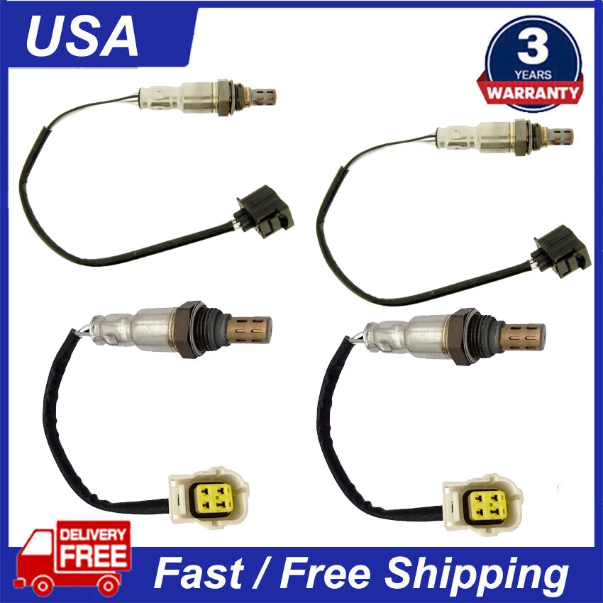4PCS Upstream+Downstream Oxygen Sensor For 2012 -2018 Jeep Wrangler 3.6L V6 USA - Image 1 of 4