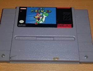 SNES Super Mario World  Authentic Nintendo - Picture 1 of 1