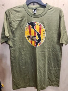 Vintage 1986 JRS Enterprises XXL Single Stitch Vietnam Vet God Duty Country - Picture 1 of 6