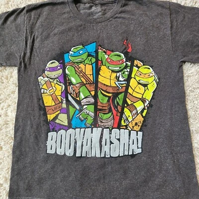 Teenage Mutant Ninja Turtles: "Booyakasha" T-Shirt, Size Boys 2XL, Color Gray - Image 1 of 4