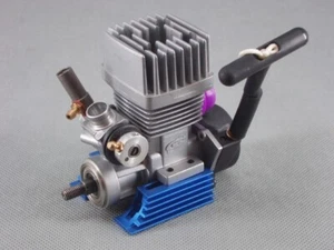 GS V12RSX .12 Rear Exhaust Nitro Engine w/Pull-starter + Glow Plug Made in JAPAN - Picture 1 of 10