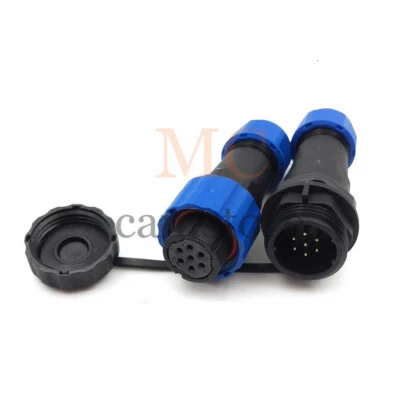 SD16 7Pin Circular Waterproof IP67 Connector Plug Socket,Aviation Plug Socket - Image 1 of 4