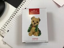 Hallmark Keepsake Christmas Ornament 2023, Puppy Love Terrier 2023, Dog Ornament