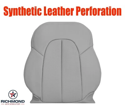 97-03 Mercedes-Benz CLK320 CLK430 -Driver Side Lean Back Leather Seat Cover Gray - Image 1 of 4