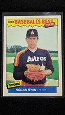 1986 Fleer Baseball's Best Sluggers vs. Pitchers #30 Nolan Ryan New