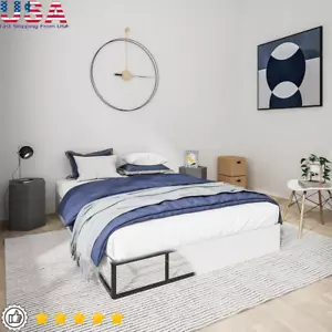Metal Queen Box Spring Heavy Duty Mattress Foundation Easy Assembly Non Slip New - Picture 1 of 6