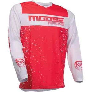 MOOSE RACING QUALIFIER JERSEY 4XL RED WHITE - Picture 1 of 1