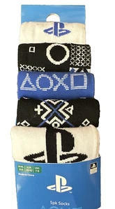 PLAYSTATION SOCKS / SIZE 6 - 8 UK / FIVE PAIRS / NEW / OFFICIAL PLAYSTATION - Picture 1 of 3
