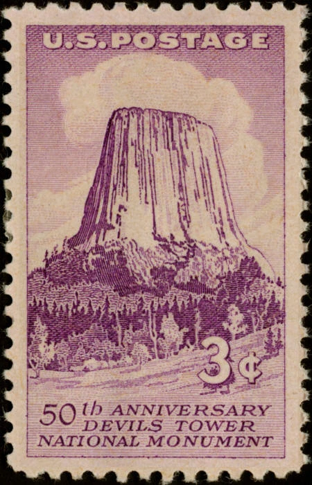 Scott#: 1084 - Devils Tower 50th Anniversary Single Stamp MNH OG - Image 1 of 1
