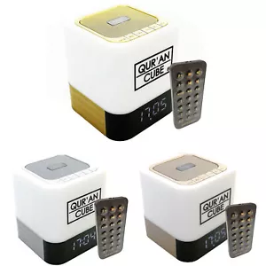NEW Quran Cube LED X Speaker & LED Touch Lamp Muslim Eid Gift Official Stockist - Foto 1 di 10